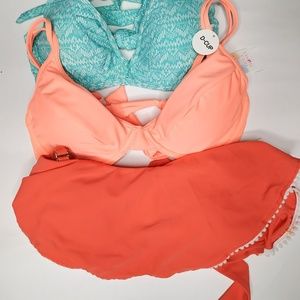 D cup Swimming suit tops Raisins/ Hula Honey